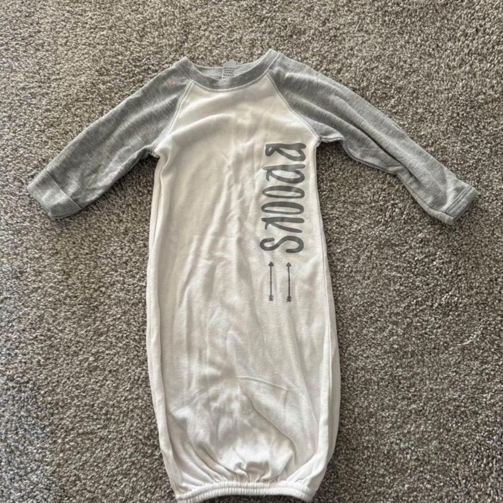 “Brooks” infant gown